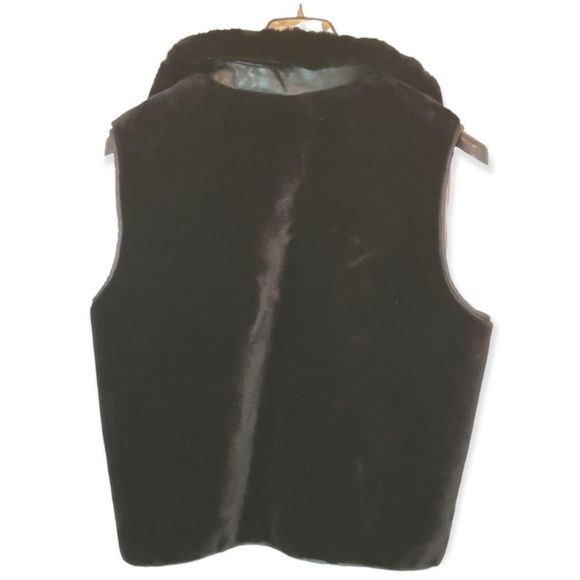 NY by Winlit Velvet Style Zip Up Vest Size Large - Picture 2 of 3